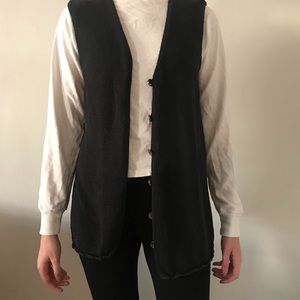 VINTAGE Ann Taylor Sweater Vest Cardigan